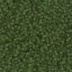 Miyuki delica kralen 15/0 - Matted transparent olive green DBS-1267